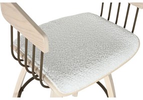 Σκαμπό Home ESPRIT Λευκό Ξύλο 51,5 x 47,5 x 94,5 cm