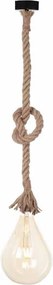 Ανάρτηση Φωτιστικού Οροφής Aca 50BR Rope/Black Matt