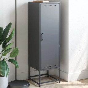 vidaXL Ντουλάπι Ανθρακί 36x39x123 εκ. από Ατσάλι