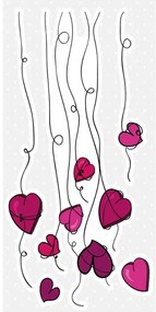 Διακοσμητικά αυτοκόλλητα τοίχου Little Hearts S