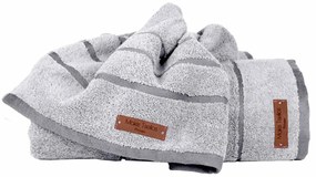 Πετσέτα Προσώπου (50x90) Makis Tselios Private 600gsm Γκρι,Μπεζ