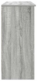 vidaXL Συρταριέρα με Συρτάρια Γκρι Sonoma 101x35x76 εκ. από Επεξ. Ξύλο