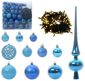 vidaXL Τεχνητό Χριστουγεννιάτικο Δέντρο με Άξονα με βάση Λευκό 240 cm