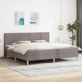 vidaXL Σκελετός Κρεβατιού Taupe 180 x 200 cm Πολυεστέρας