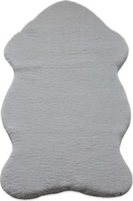 Γούνινο Χαλί Διαδρόμου (80x120) New Plan Puffy FC6 Light Grey
