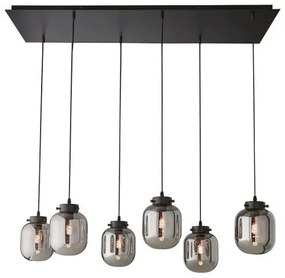 Κρεμαστό Φωτιστικό Οροφής Φιμέ Regi 60900 Fischer Honsel-60900-Φιμέ/Smoke 60900