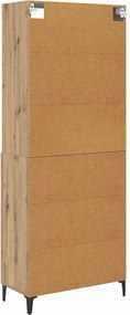 vidaXL Highboard 2 pcs artisan δρυς 69,5 x 34 x 180 εκ.