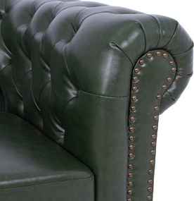 ΚΑΝΑΠΕΣ 2ΘΕΣΙΟΣ T.CHESTERFIELD HM3010.08 ΤΕΧΝΟΔΕΡΜΑ ΚΥΠΑΡΙΣΣΙ 150x90x72 εκ.