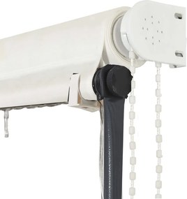 vidaXL Τέντα Συρόμενη με LED Κρεμ 350 x 150 εκ.