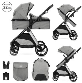 LORELLI ΠΟΛΥΚΑΡΟΤΣΙ ΜΕΤΑΤΡΕΠΟΜΕΝΟ 2 ΣΕ 1 ASPEN GREY 10022062506