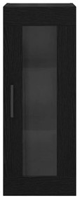 vidaXL Επιτοίχιο ντουλάπι Μαύρη Οξυά 34,5 x 34 x 90 εκ.