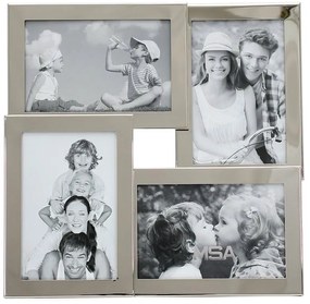 Artekko Bastet Επάργυρη Διακοσμητική Κορνίζα για 4 Φωτογραφίες (10x15) Artekko 20-85-124