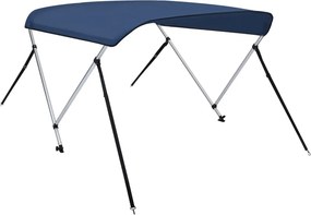 vidaXL Τέντα Σκάφους με 2 Αψίδες Μπλε 150x120x110 εκ.