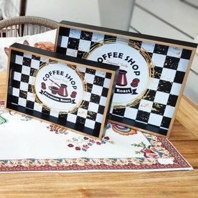 Σετ 2 Ξύλινοι Δίσκοι 40x30x5cm &amp; 34x24x4cm Etoile PT-371A