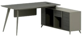 ΓΡΑΦΕΙΟ ΕΠΑΓΓΕΛΜΑΤΙΚΟ LUX SERIES 180Χ140Χ75Υεκ. ΑΝΑΣΤΡΕΨΙΜΗ ΓΩΝΙΑ ΣΤΑΧΤΙ ΜΟΚΑ HM2116