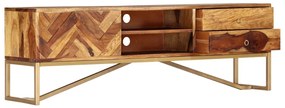 vidaXL Έπιπλο Τηλεόρασης 140 x 30 x 45 εκ. από Μασίφ Ξύλο Ακακίας