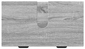 vidaXL Σετ Επίπλων Μπάνιου με ράφι 2 pcs Γκρι sonoma 39.5 x 36 x 88 εκ