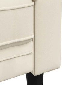 vidaXL Καναπές Τριθέσιος Chesterfield Λινό