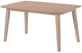 DOM Τραπέζι Τραπεζαρίας, Mdf Απόχρωση Oak 80x120x74cm