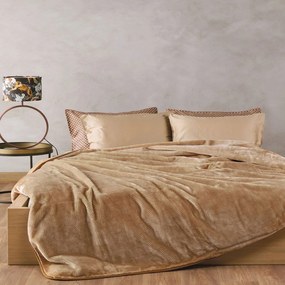 Κουβέρτα Bella 28 Honey Gold Kentia Υπέρδιπλo 220x240cm Πολυέστερ