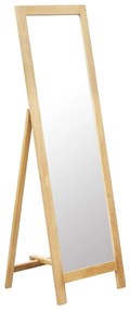 Καθρέφτης Δαπέδου 48 x 46,5 x 150 εκ. από Μασίφ Ξύλο Δρυός