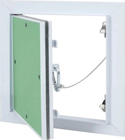vidaXL Πάνελ Πρόσβασης Πράσινο και Ασημί 30 x 30 cm