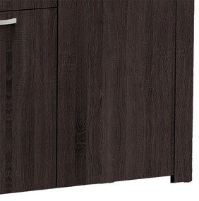 Μπουφές Kinley pakoworld σε ανθρακί-wenge απόχρωση 210x40x82εκ