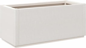vidaXL Ζαρντινιέρα Κήπου Λευκή 80x36x35 εκ. Πολυπροπυλένιο