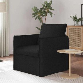 vidaXL Καναπές Μαύρο 75 x 82 x 85 εκ ύφασμα