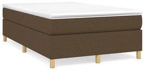 ΚΡΕΒΑΤΙ BOXSPRING ΜΕ ΣΤΡΩΜΑ ΣΚΟΥΡΟ ΚΑΦΕ 120X190 ΕΚ ΥΦΑΣΜΑΤΙΝΟ 3269693