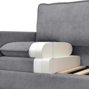 vidaXL Σετ Καναπέ 2 pcs Ανοιχτό γκρι Πολυεστέρας