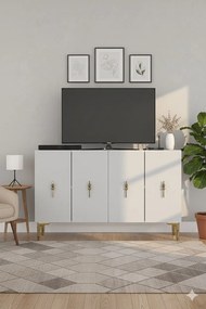 Console Salkım 120 - White, Gold White
Gold