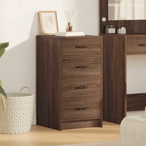 vidaXL Μπουφές  Καφέ δρυός 40x41x75 εκ. Επεξεργασμένο ξύλο