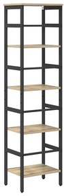 vidaXL Ράφι Βιβλίων Δρύς Sonoma 40 x 29,5 x 149 εκ Επεξεργασμένο ξύλο