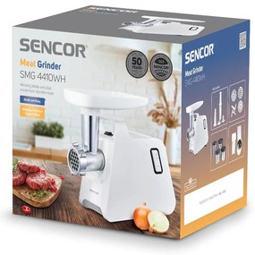 Κρεατομηχανή 1400W Sencor SMG 4410WH Λευκή