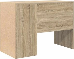 vidaXL Γραφείο με ράφι Δρύς Sonoma 102 x 50 x 75 εκ Επεξεργασμένο ξύλο