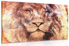 Εικόνα προσώπου λιονταριού - 90x60