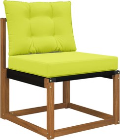 vidaXL Μαξιλάρι Καναπέ Εξωτερικού Χώρου 2 pcs Πράσινο Πολυεστέρας