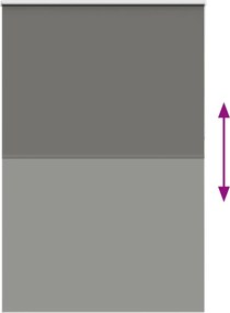 vidaXL Roller Blind Blackout γκρί 150x210 cm Πλάτος υφάσματος 146,6cm
