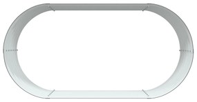vidaXL Κήπος Ανυψωμένο Κρεβάτι Καφέ 160x80x44 εκ Γαλβανισμένο Ατσάλι