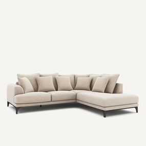 Γωνιακός καναπές με υφασμάτινη επένδυση, ARMENTO