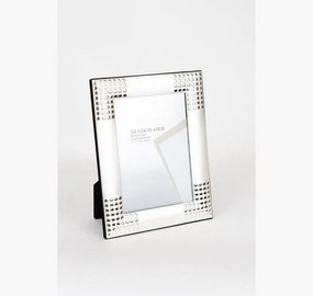 Κορνίζα Μεταλλική Επάργυρη 756-10023 10x15cm Silver Estheti Home Metal
