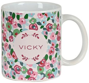 Κούπα Φλιτζάνι Vicky Martín Berrocal Rosebloom Κεραμικά Πολύχρωμο (350 ml)