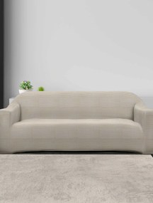 Ελαστικά καλύμματα καναπέ LINEPLAY BEIGE Ελαστικό κάλυμμα τριθέσιου καναπέ