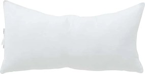 vidaXL Μαξιλάρι με μαξιλάρι Λευκό Βαμβάκι και Πολυεστέρας