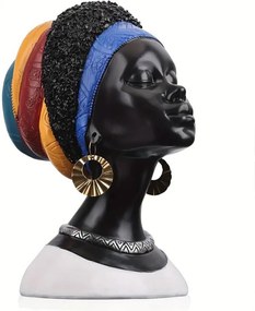 Διακοσμητικό African Lady, Υ23,5x16,5x20εκ.