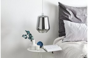 Κρεμαστό Φωτιστικό Οροφής LED 13W Dimmer Φυσητό Γυαλί Μέταλλο Μαύρο Luisa S3 Prandina-1C51000713507-Ασημί 1C51000713507