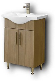 Πάγκος SIENA HARMONY NEW 55 3BSI055HN0 51x34x83cm, Νιπτήρας 55x46cm  3BSI055HN0
