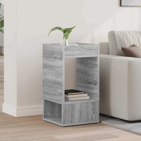 vidaXL End Table Γκρίζο Σονομα 30 x 30 x 56 εκ. Επεξεργασμένο ξύλο