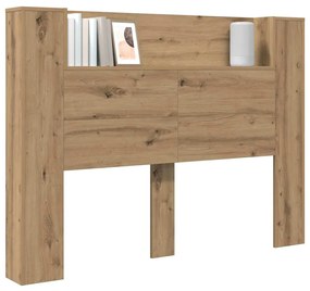 vidaXL Κεφαλάρι Artisan Oak 140 x 17 x 104,5 εκ Επεξεργασμένο ξύλο